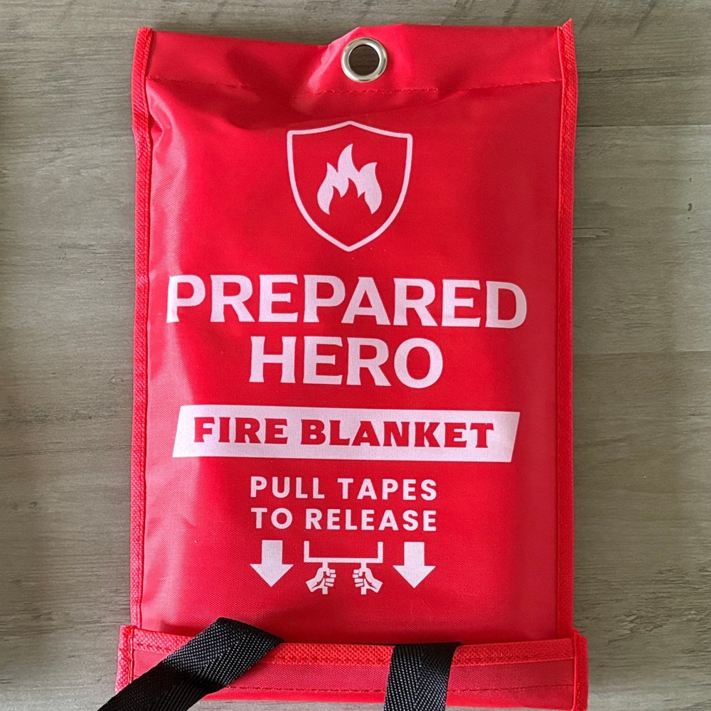 Red Fire Blanket